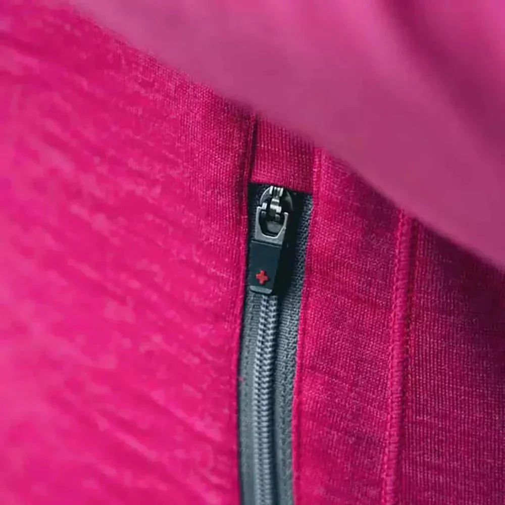 Bunda Ultra 300 dámská, barva Pink Montana, vlna merino, Fjork Merino